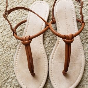 Brown sandals